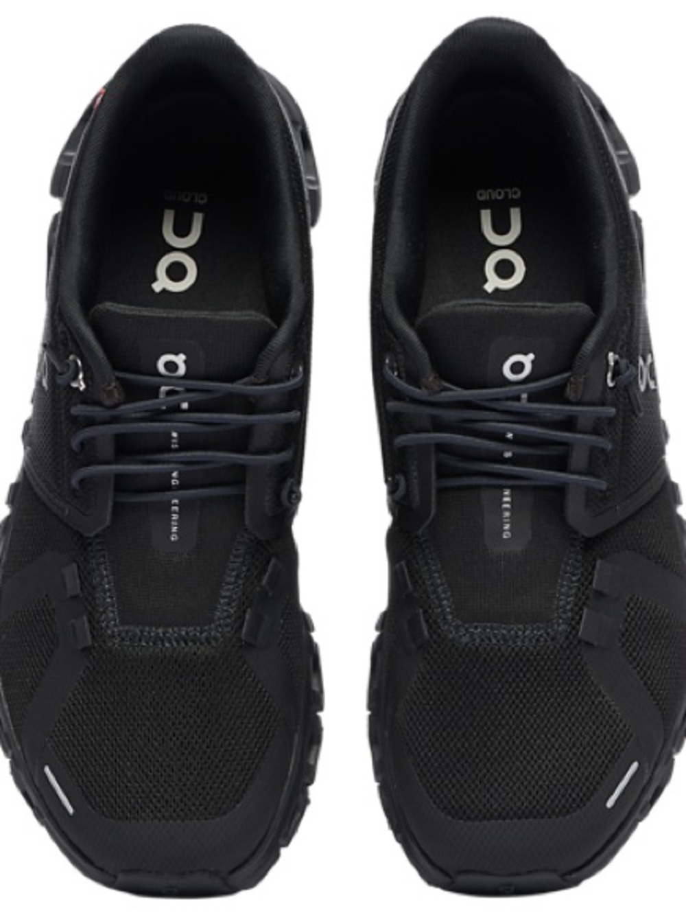 On Running Cloud 6 Black Athletic Running Shoes